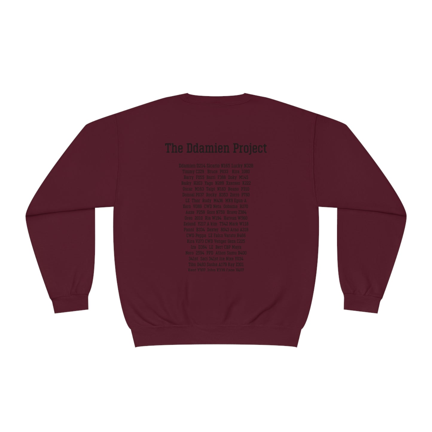 Printed Two Sided Unisex NuBlend® Crewneck Sweatshirt