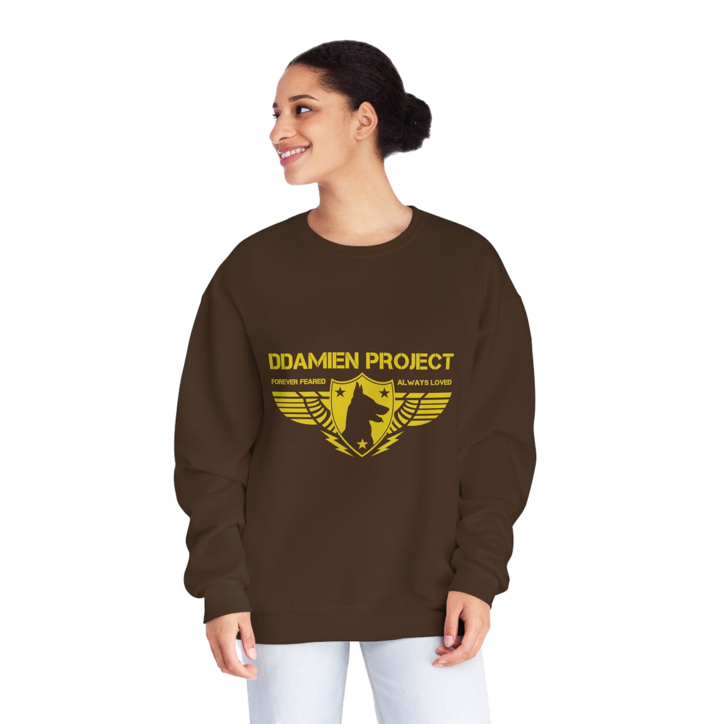 Printed Two Sided Unisex NuBlend® Crewneck Sweatshirt