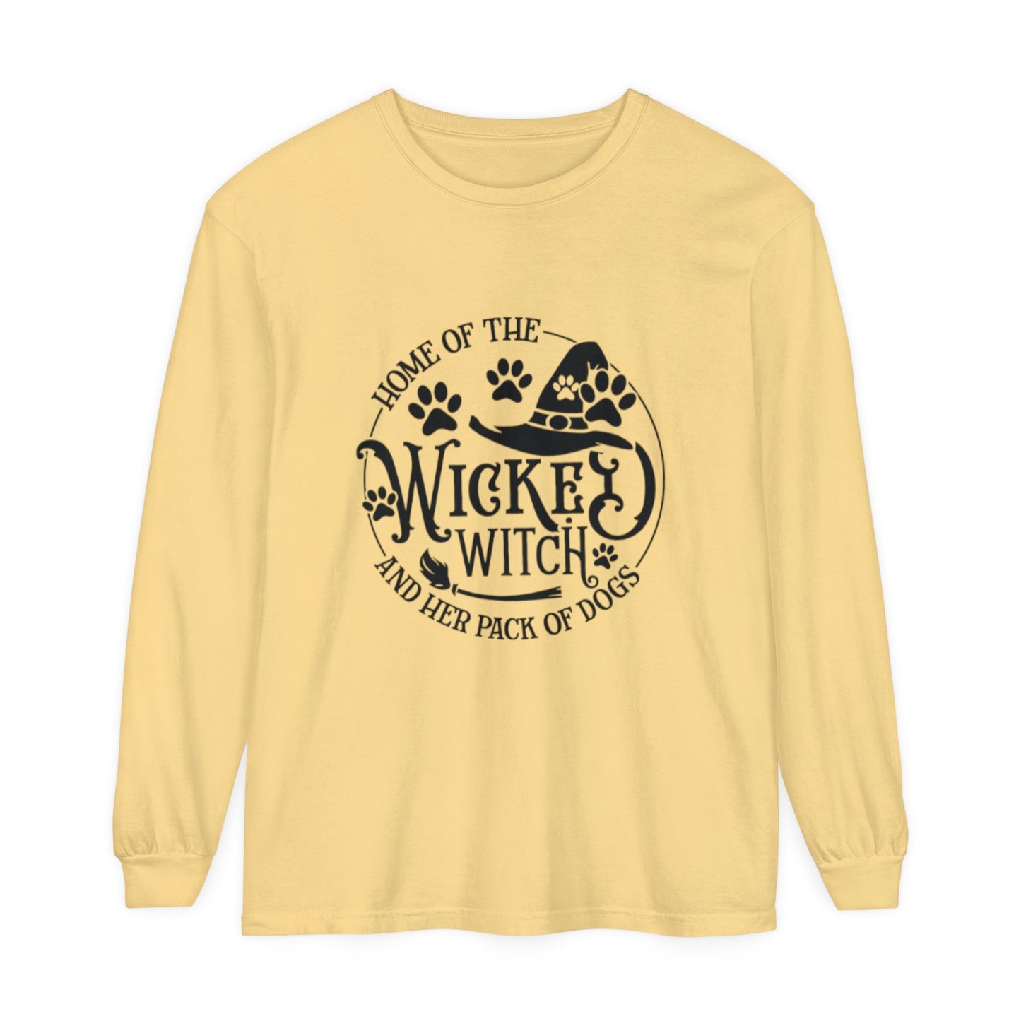 Unisex Garment-dyed Long Sleeve T-Shirt