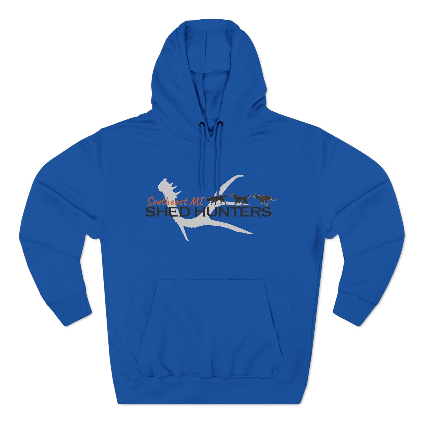 Three-Panel Fleece Hoodie