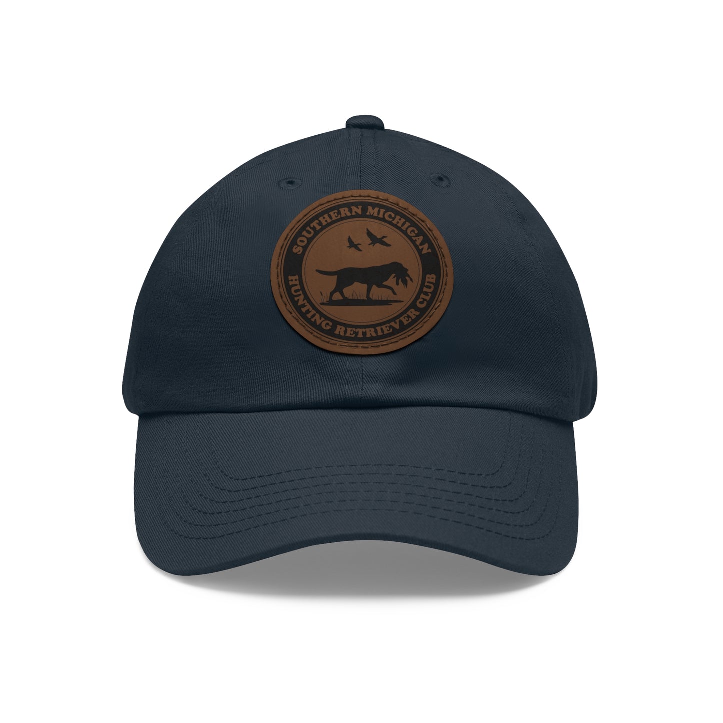 SEMISH Dad Hat with Leather Patch (Round)