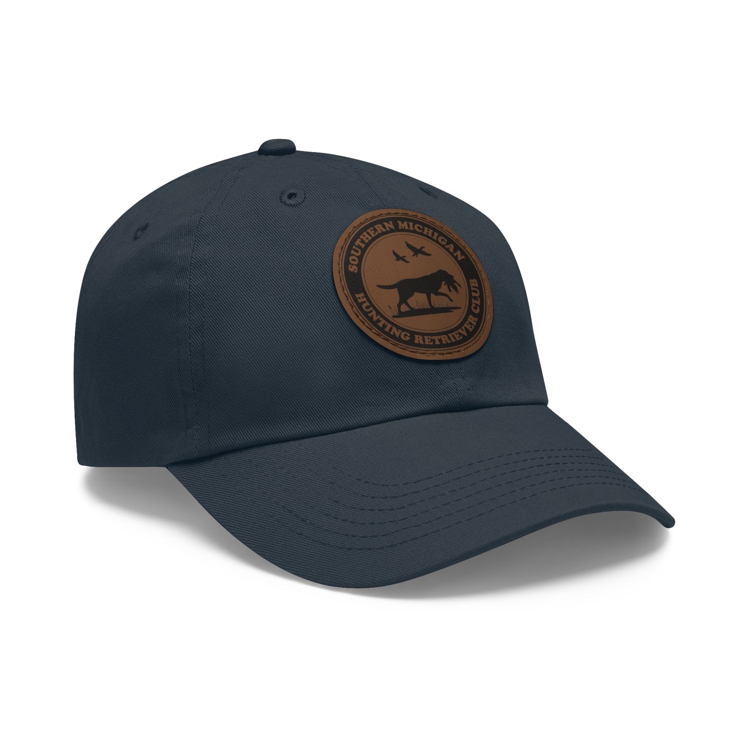 SEMISH Dad Hat with Leather Patch (Round)