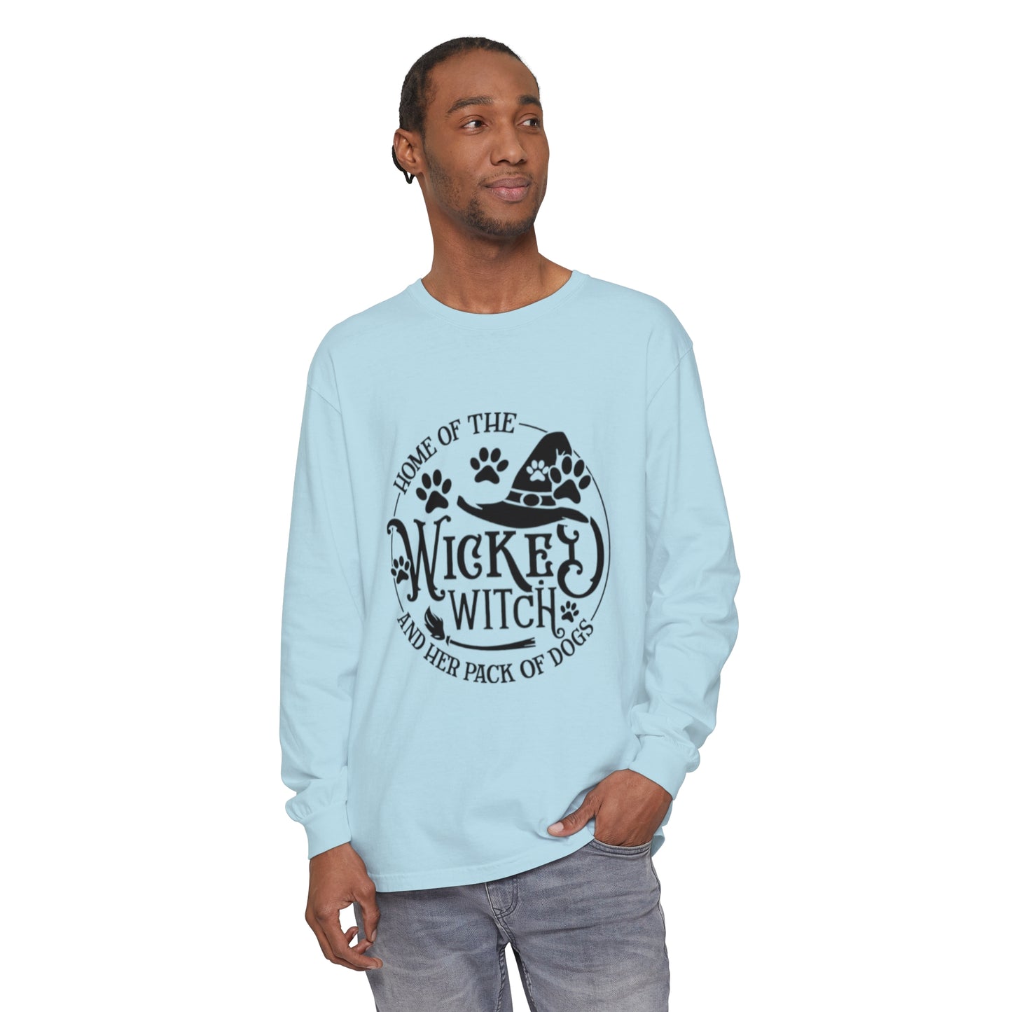 Unisex Garment-dyed Long Sleeve T-Shirt