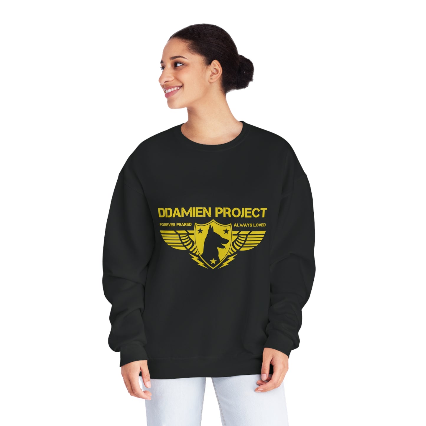 Printed Two Sided Unisex NuBlend® Crewneck Sweatshirt