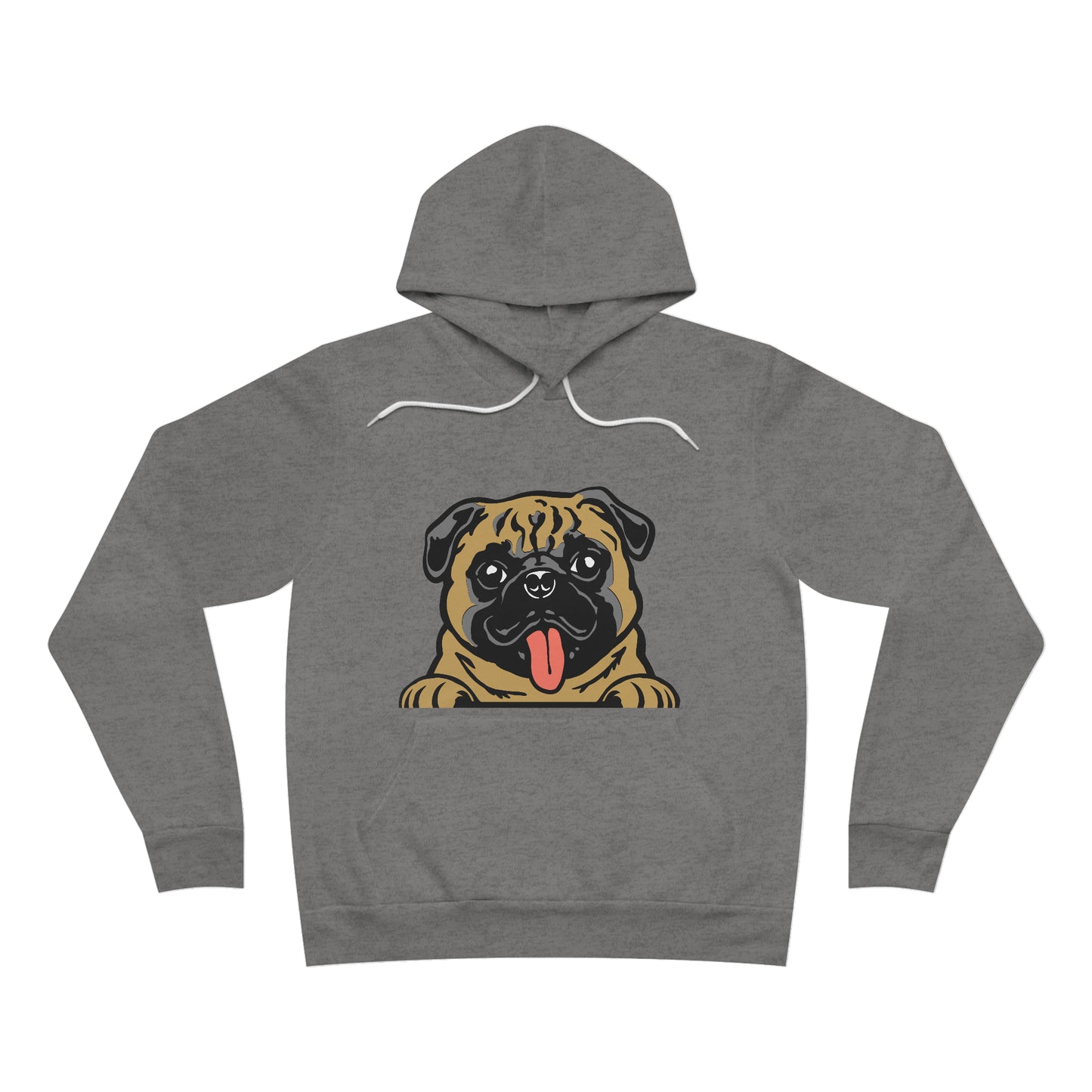 Pug Peak Fleece Pullover Hoodie