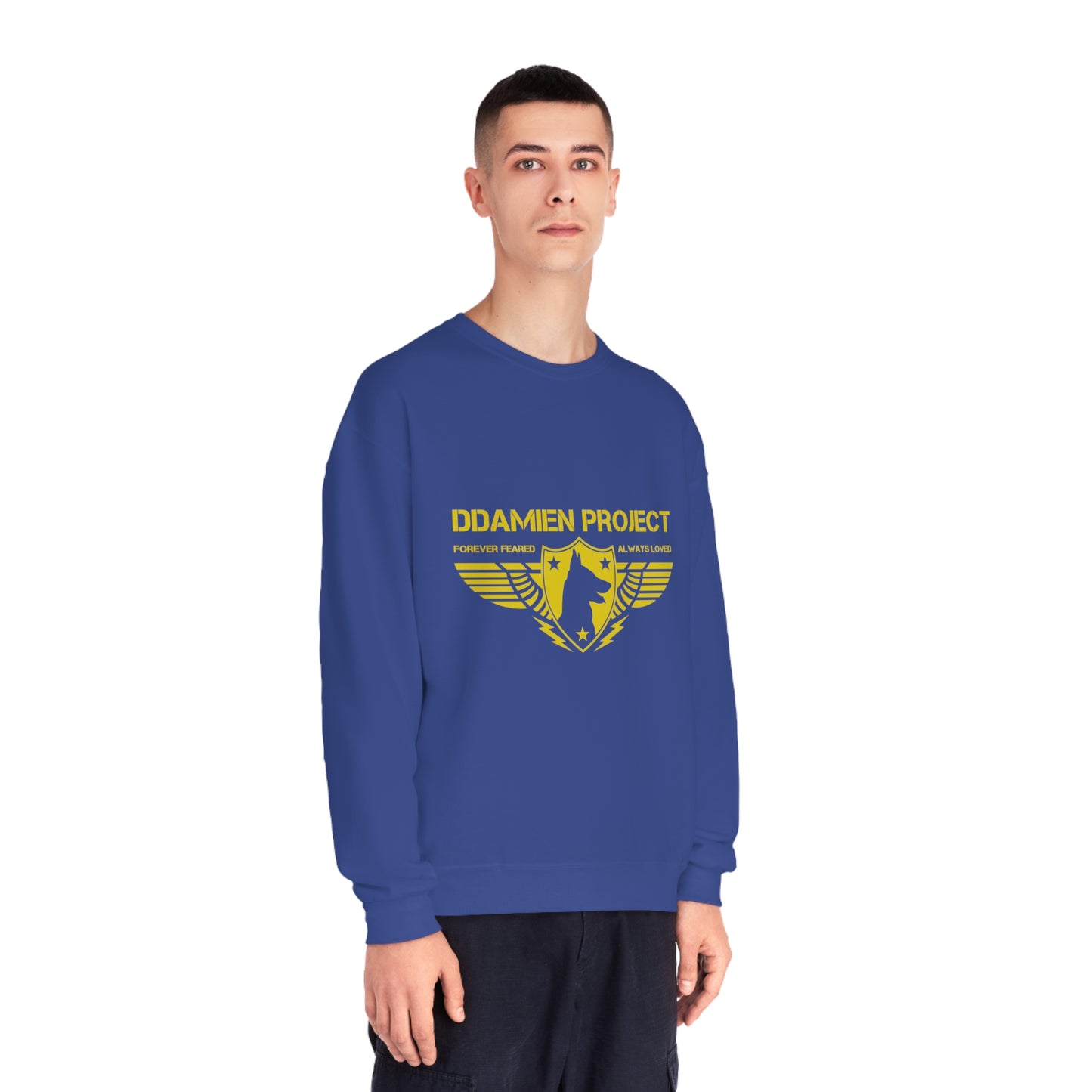 Printed Two Sided Unisex NuBlend® Crewneck Sweatshirt