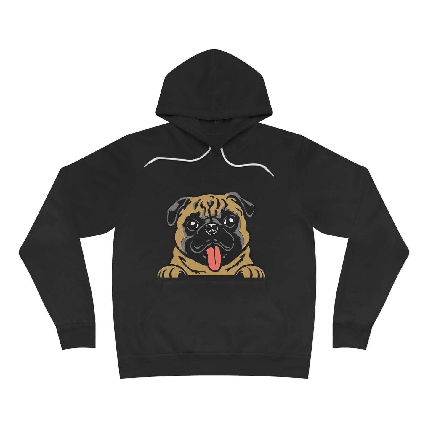 Pug Peak Fleece Pullover Hoodie
