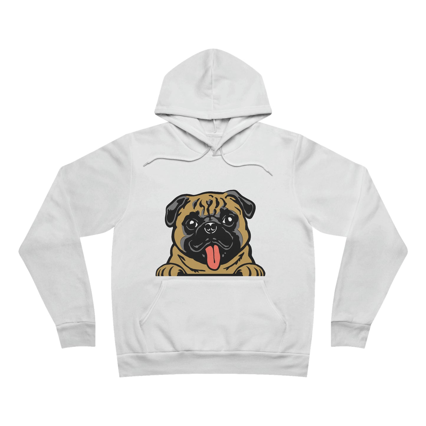 Pug Peak Fleece Pullover Hoodie
