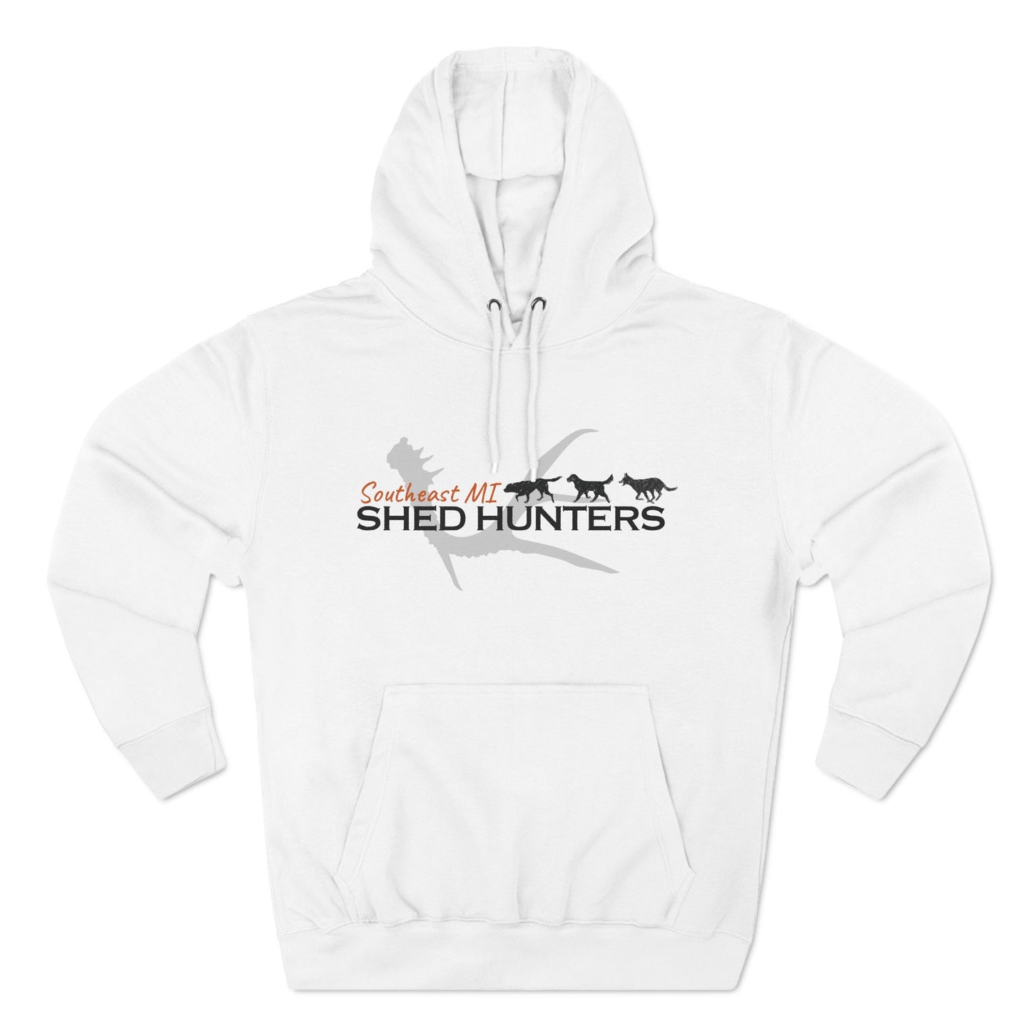 Three-Panel Fleece Hoodie