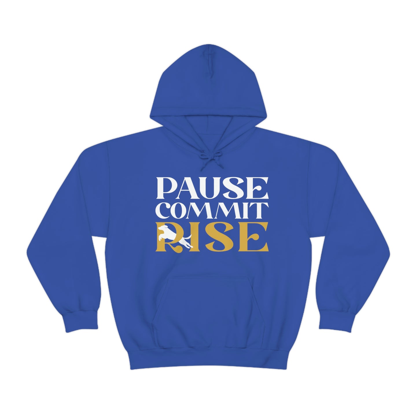 Pause Commit Rise Official Advanced Performance Canine Unisex Heavy Blend™ Hooded Sweatshirt