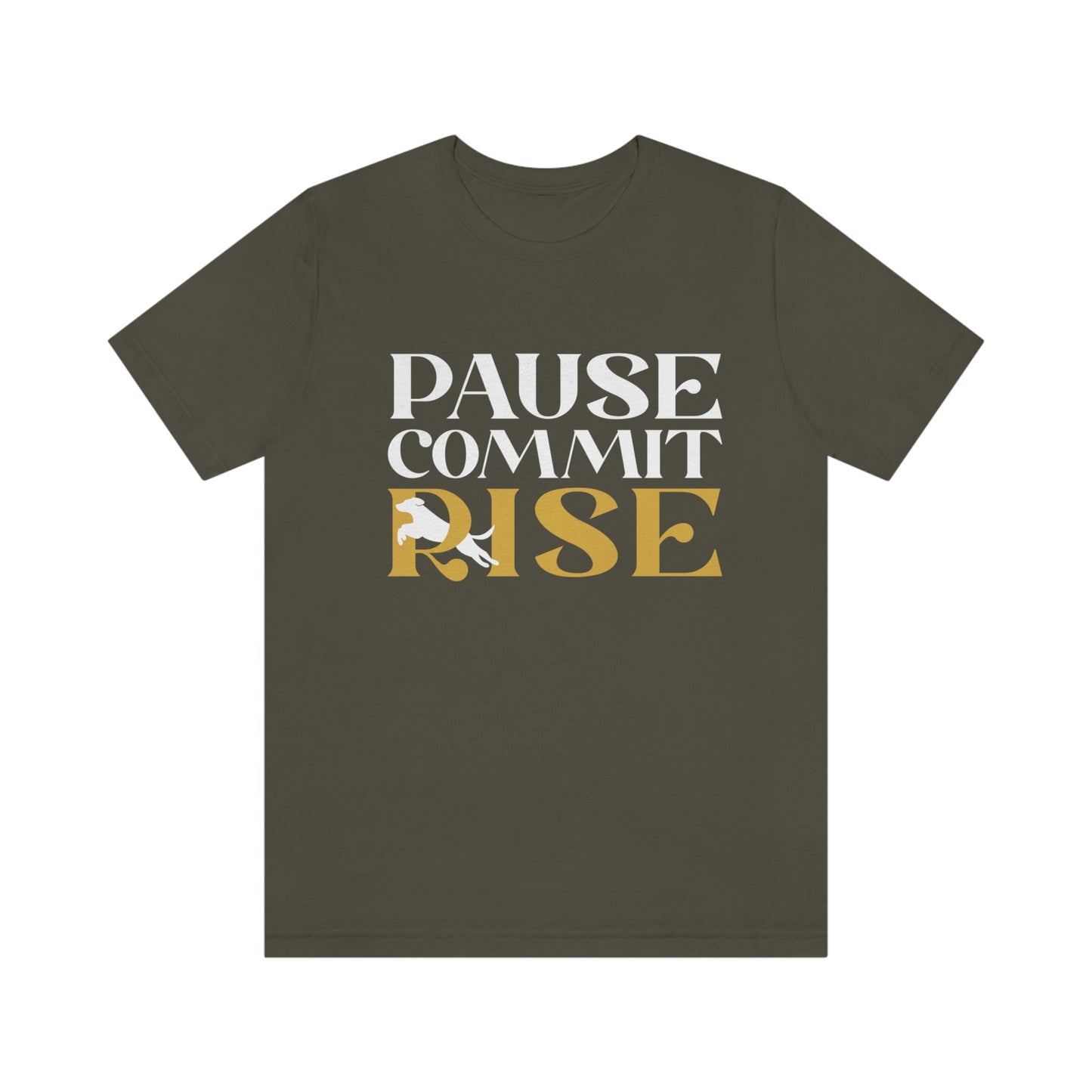 Pause Commit Rise Tee