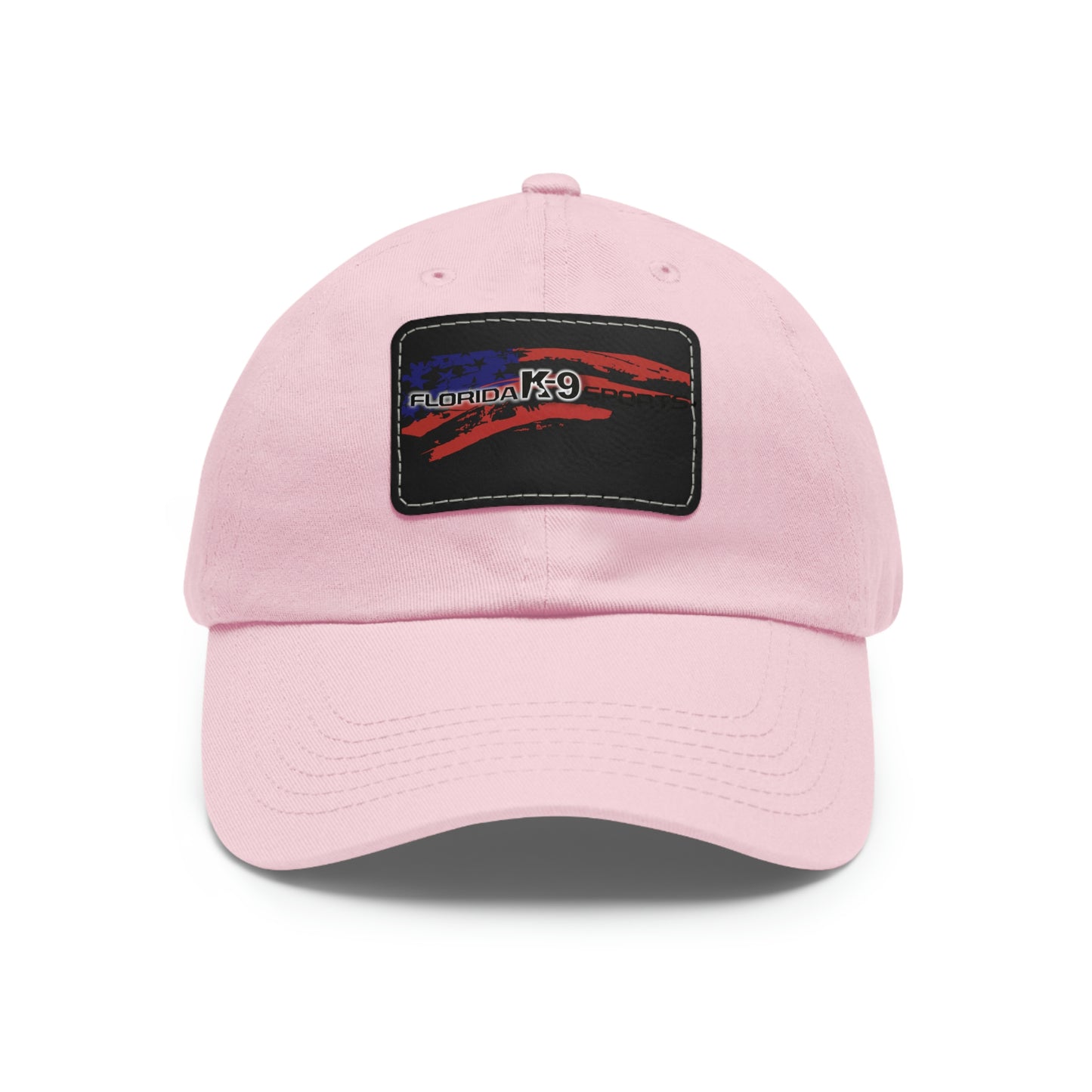 Multi Color Hat with Leather Patch (Rectangle)