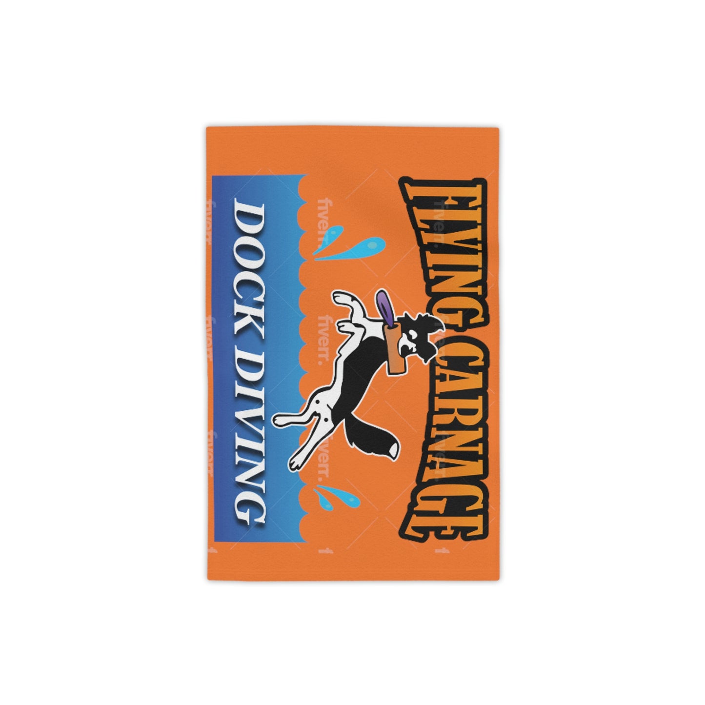 Orange Beach Towel