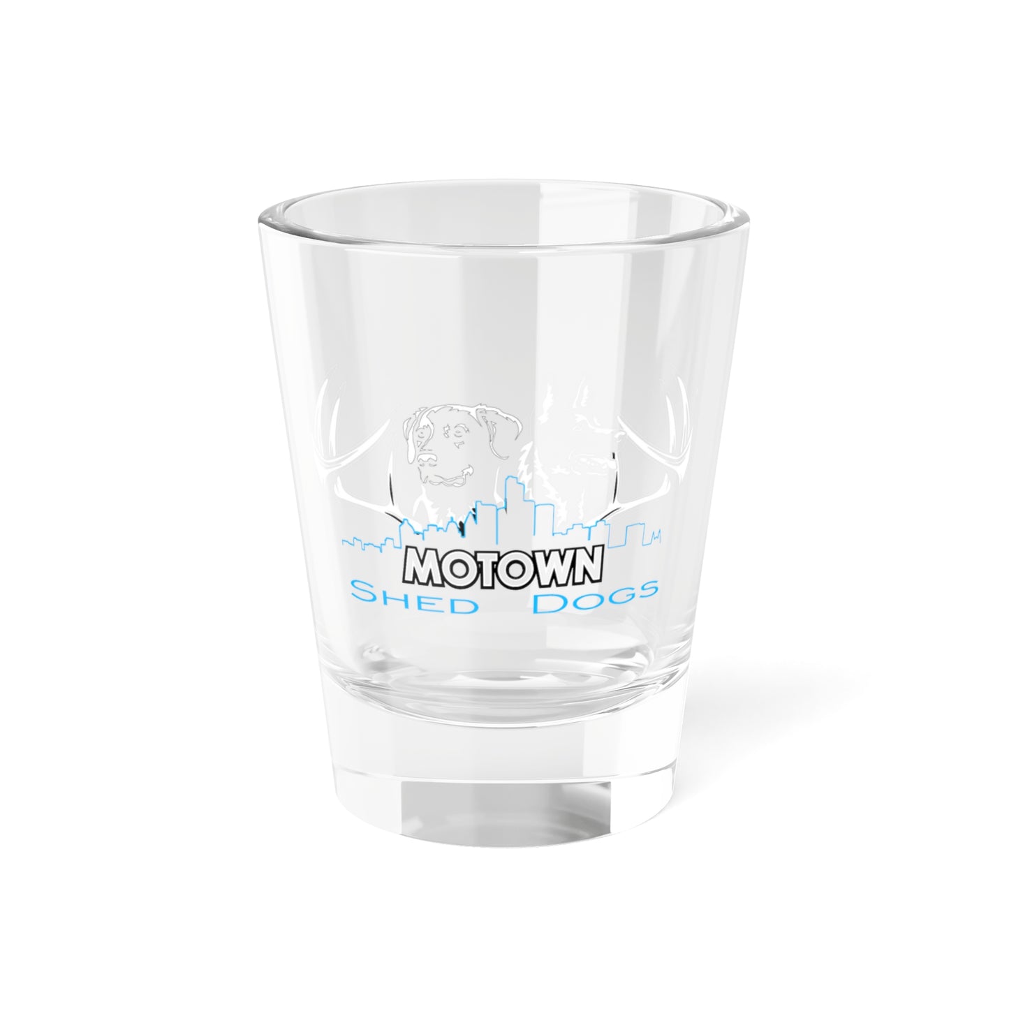 Motown Shed Dogs Shot Glass, 1.5oz