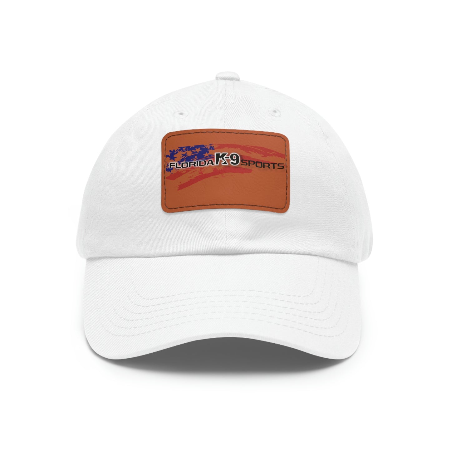 Multi Color Hat with Leather Patch (Rectangle)