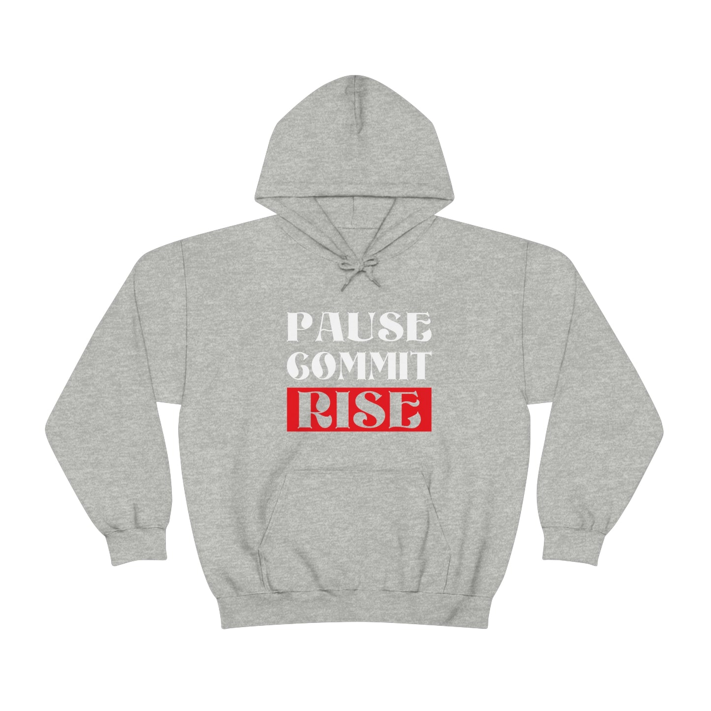 Pause Commit Rise Official Advanced Performance Unisex Heavy Blend™ Hooded Sweatshirt
