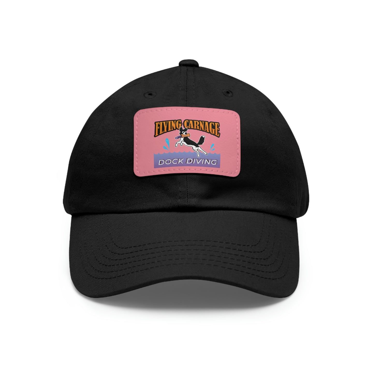Multi Color Leather Patch Hat