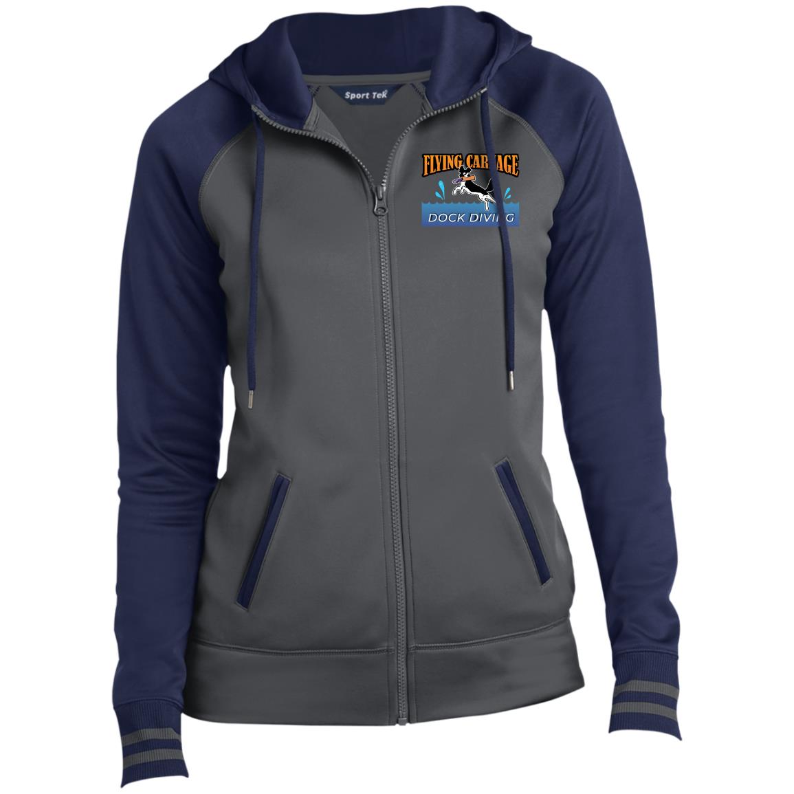 Ladies' Sport-Wick® Full-Zip Hooded Jacket