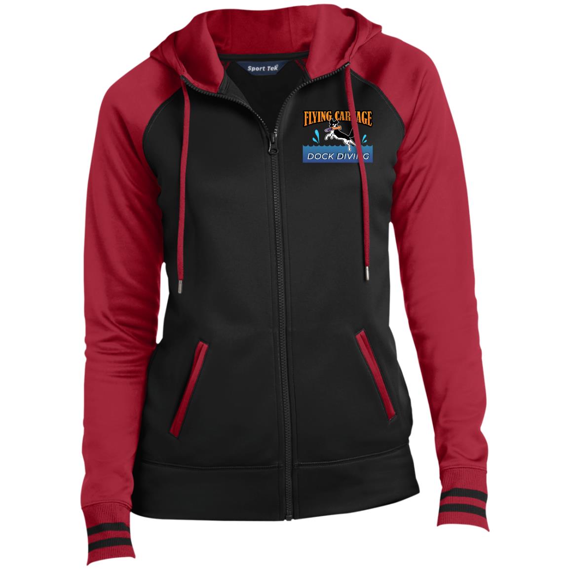 Ladies' Sport-Wick® Full-Zip Hooded Jacket