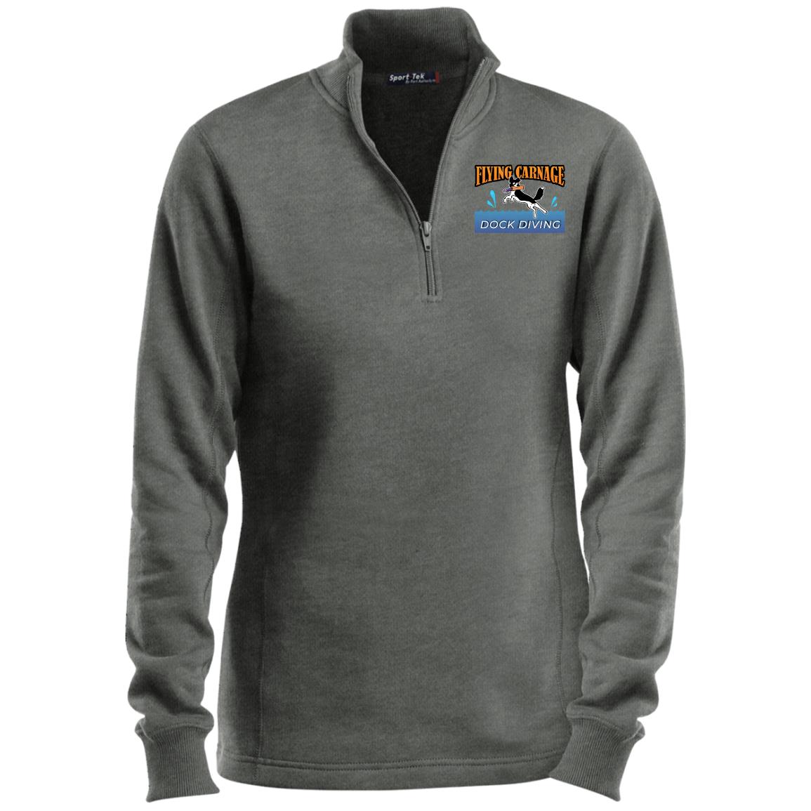 Ladies 1/4 Zip Sweatshirt
