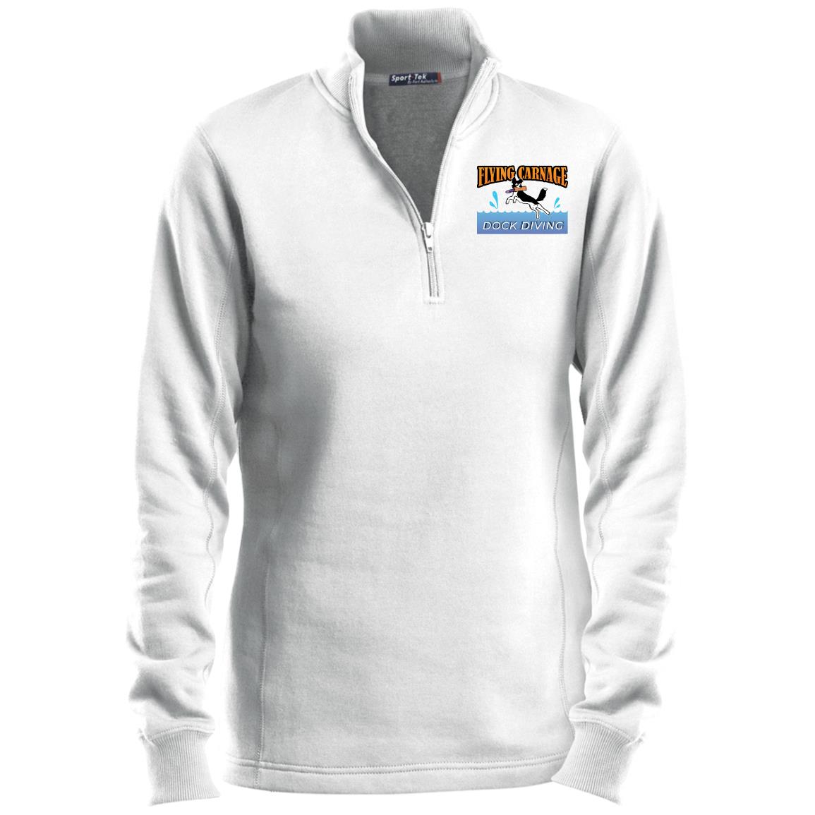Ladies 1/4 Zip Sweatshirt