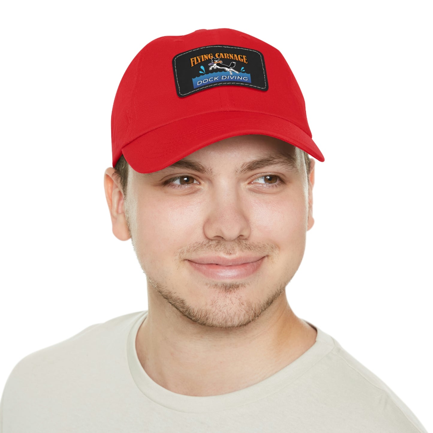 Multi Color Leather Patch Hat