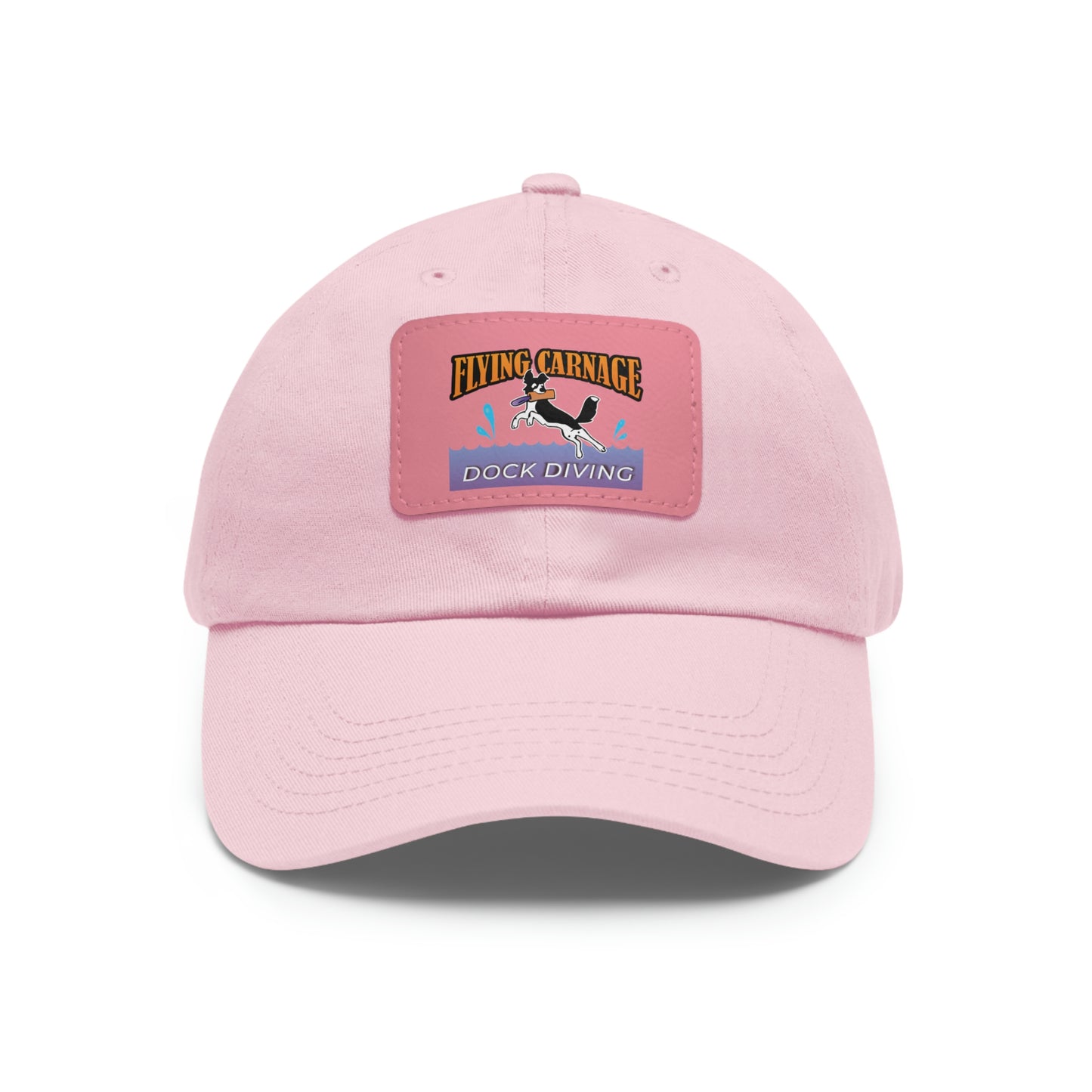 Multi Color Leather Patch Hat
