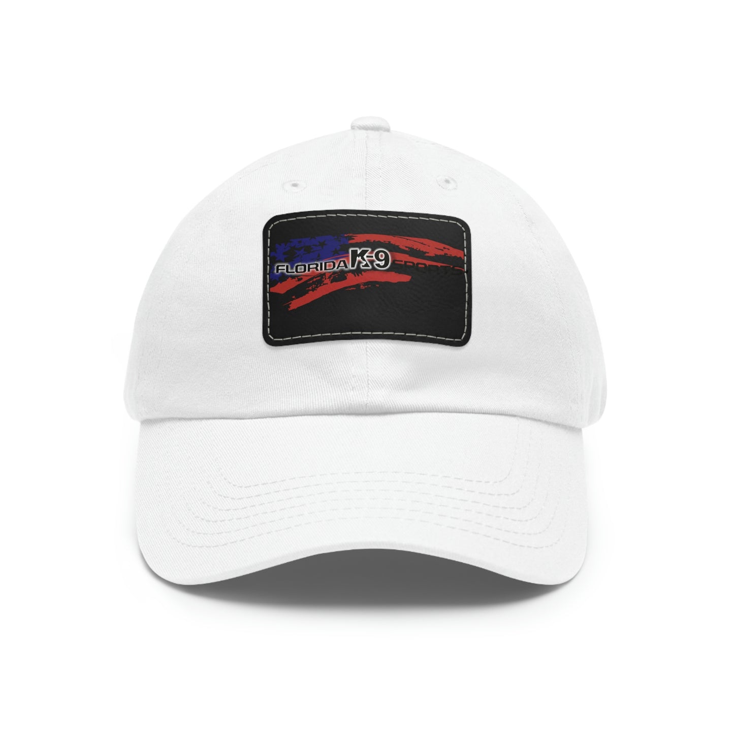 Multi Color Hat with Leather Patch (Rectangle)