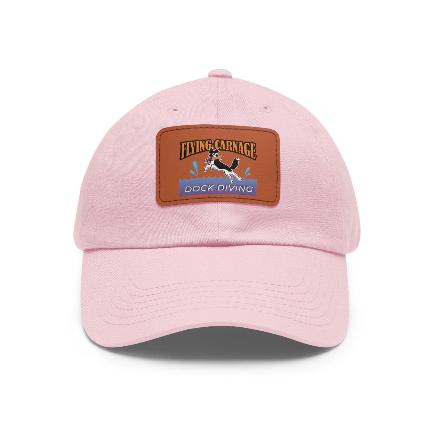 Multi Color Leather Patch Hat