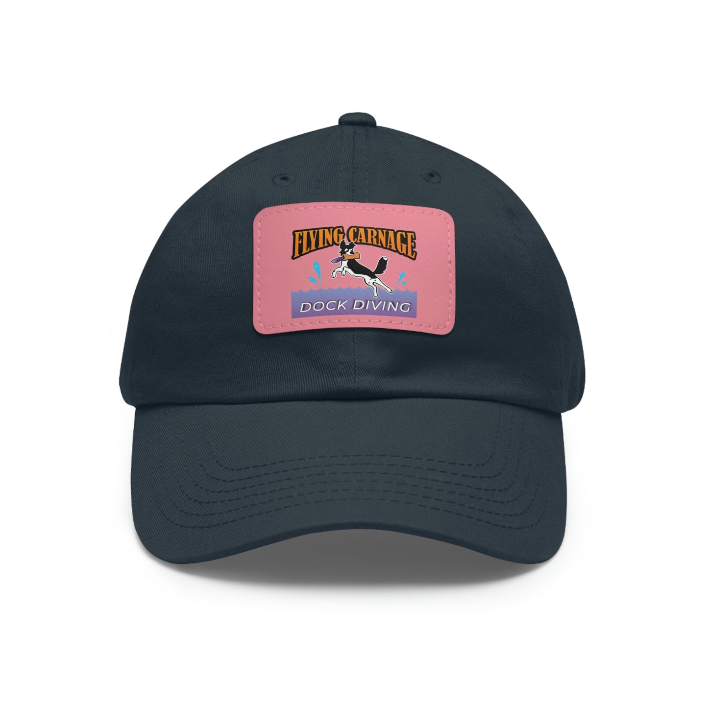 Multi Color Leather Patch Hat