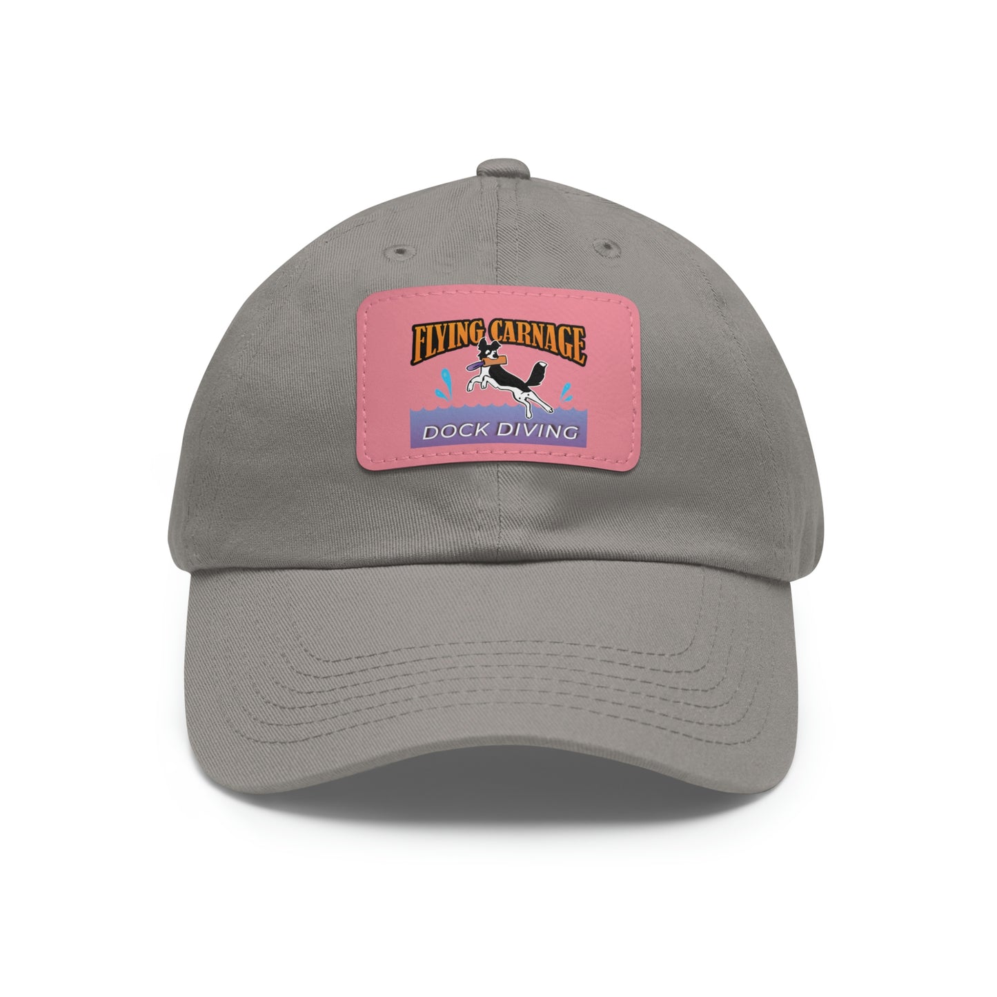 Multi Color Leather Patch Hat