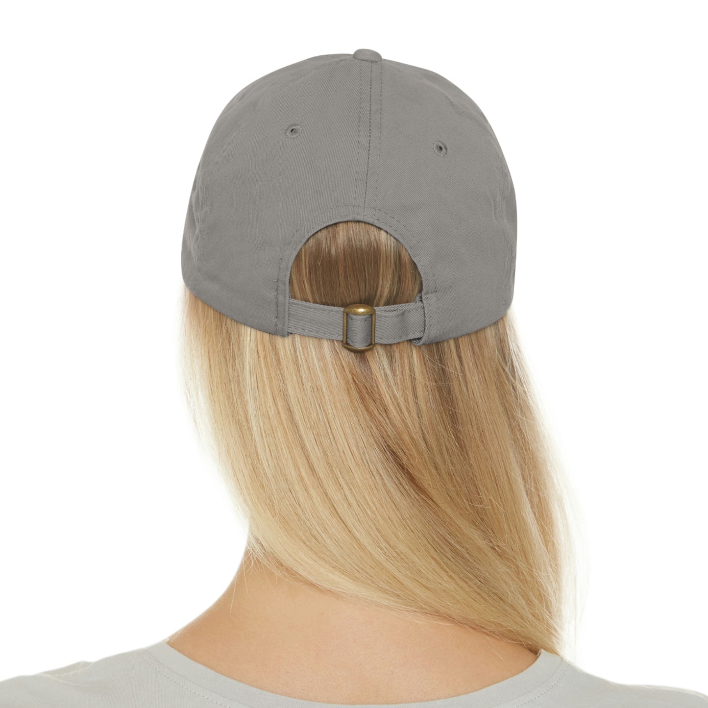 Multi Color Hat with Leather Patch (Rectangle)