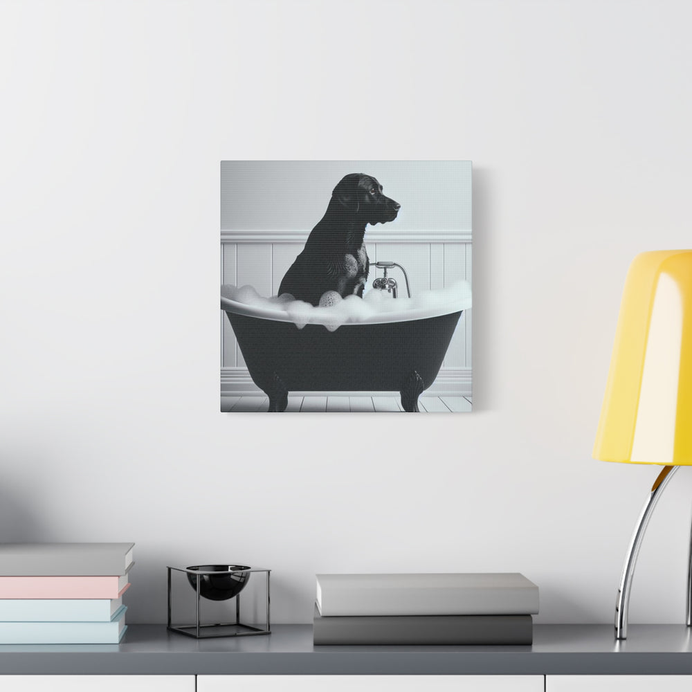 
                      
                        Love Your Breed - Black Labrador Retriever Bathtub Bubbles - Matte Stretched Canvas
                      
                    