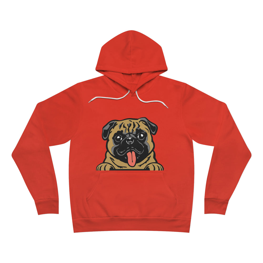 Pug Peak Fleece Pullover Hoodie