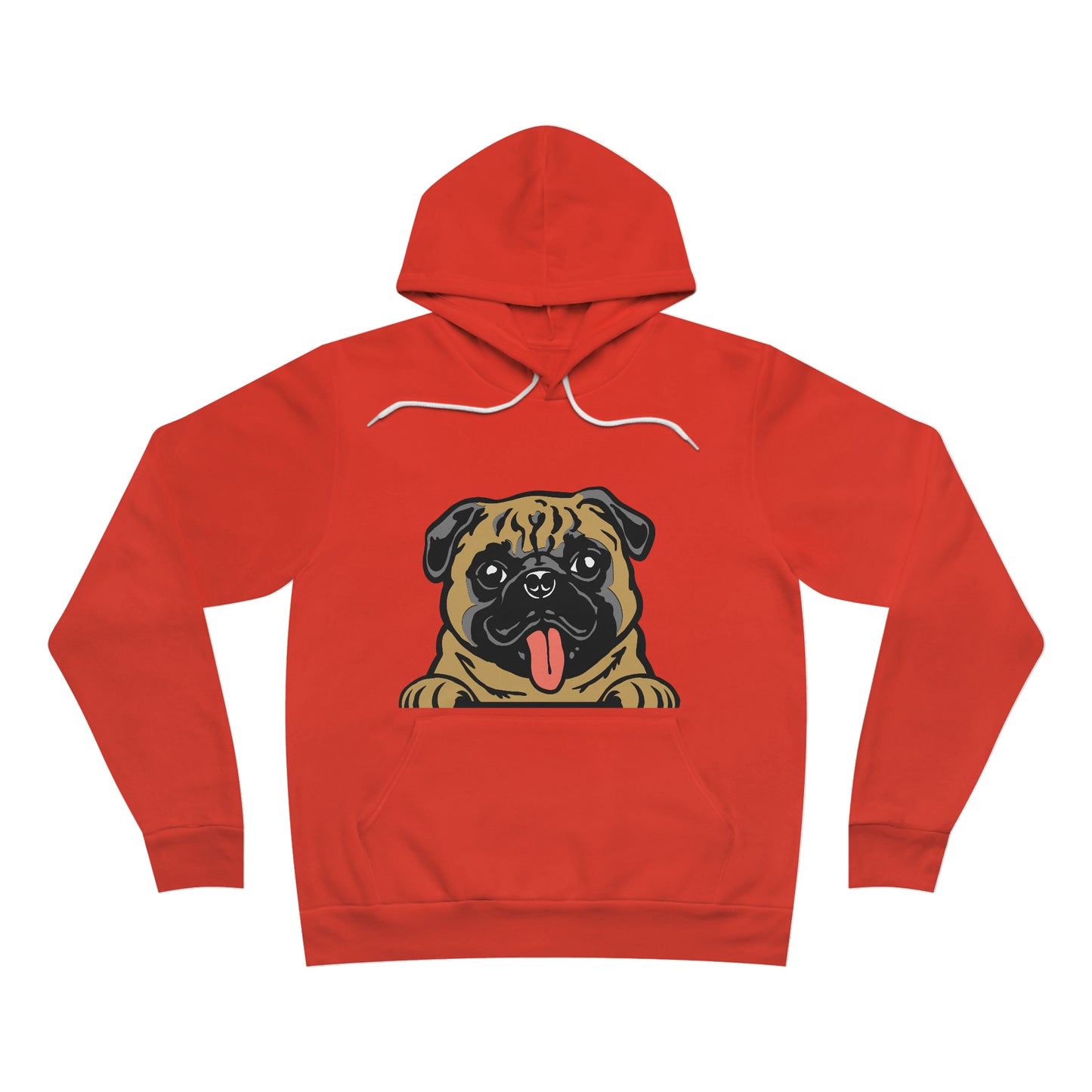 Pug Peak Fleece Pullover Hoodie