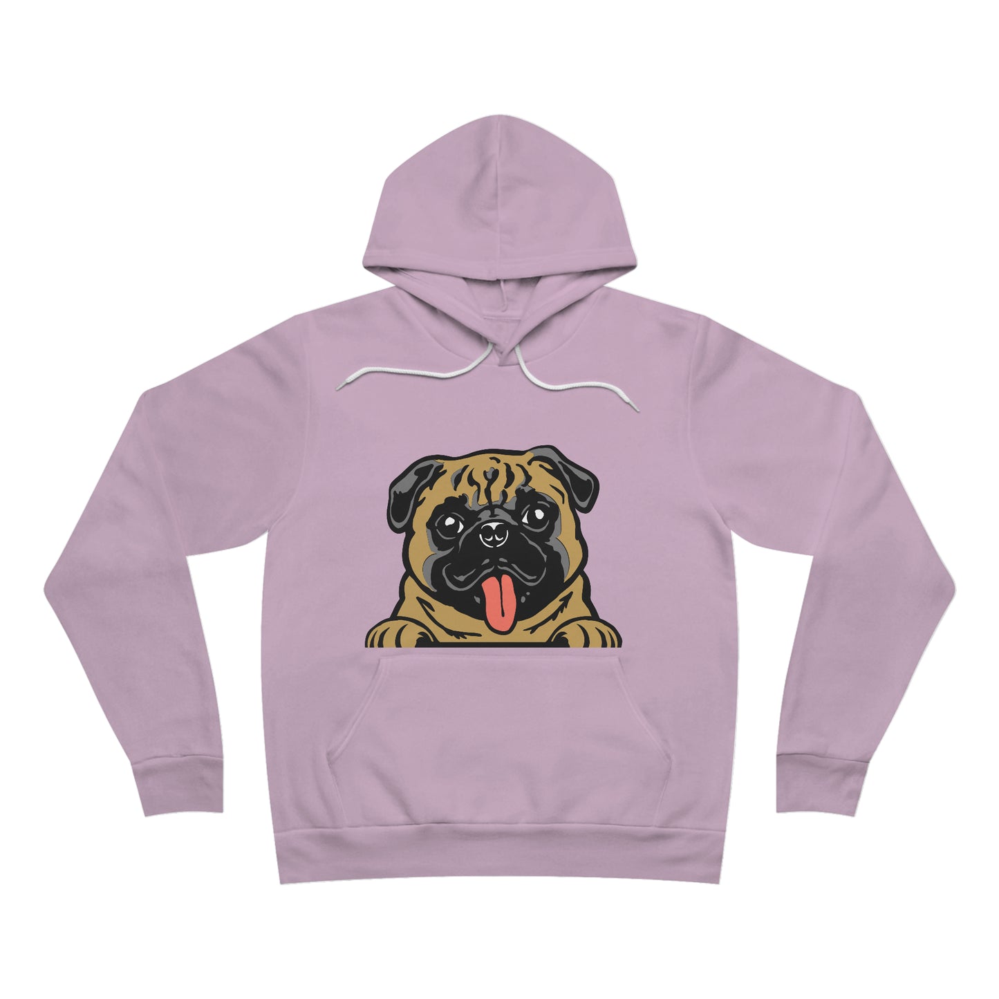 Pug Peak Fleece Pullover Hoodie