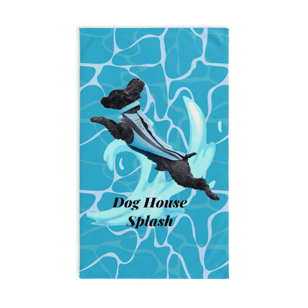 Dog House Splash Hand Towel