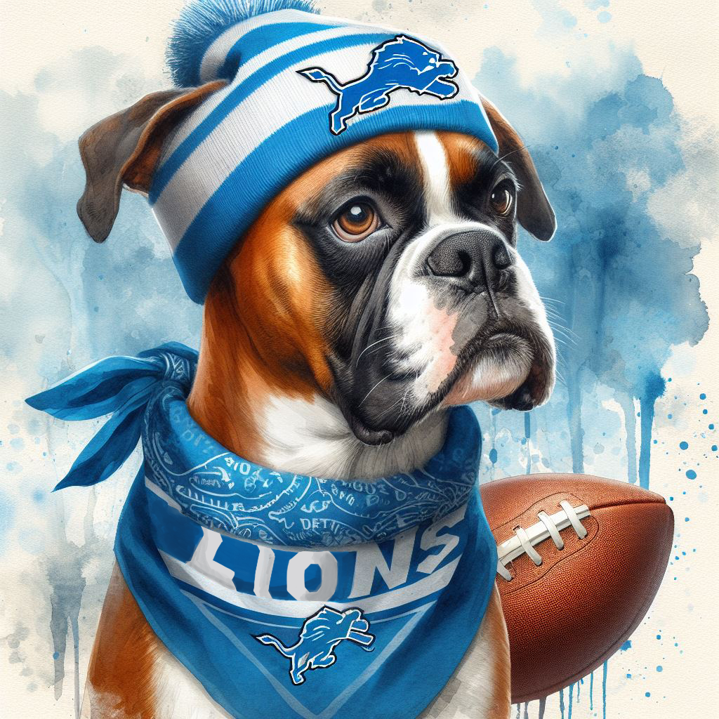 Detroit Lions Pick Your Breed Tote