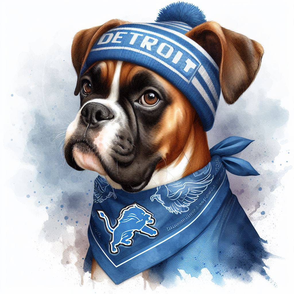 Detroit Lions Pick Your Breed Flag