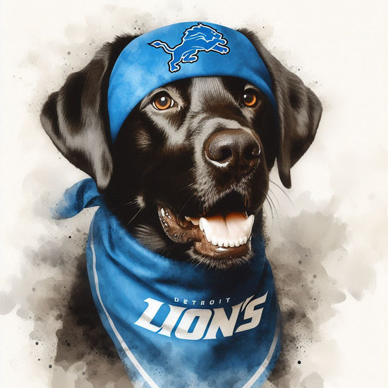 Detroit Lions Pick Your Breed Flag