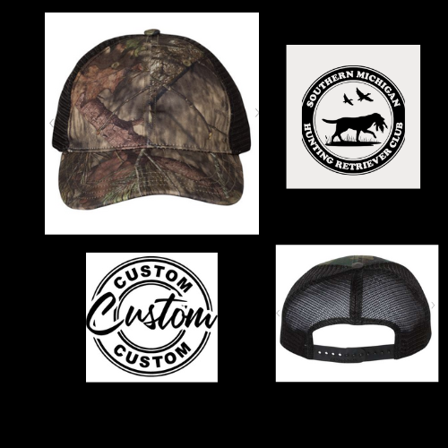 
                      
                        SMIHRC Leather Patch Trucker Snapback
                      
                    