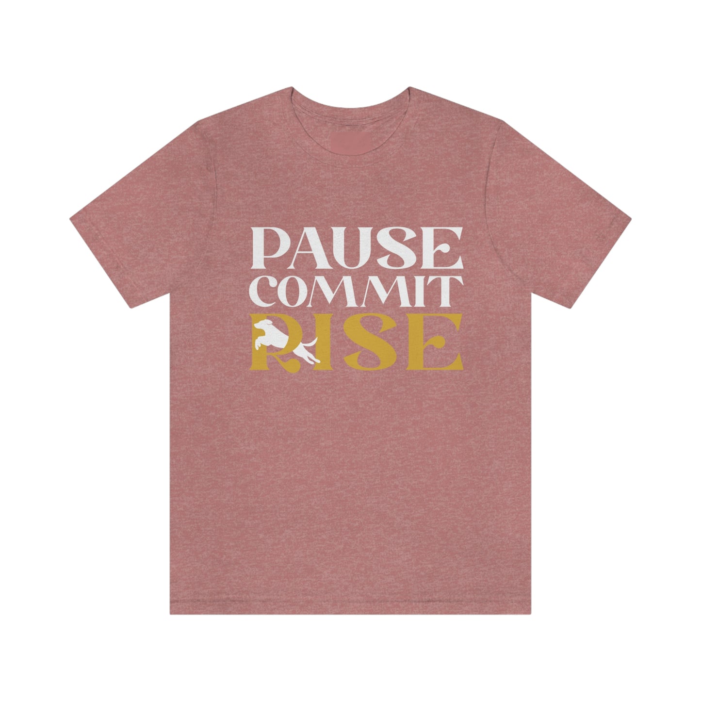 Pause Commit Rise Tee