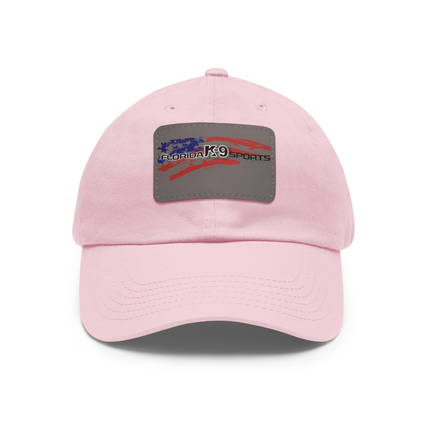 Multi Color Hat with Leather Patch (Rectangle)