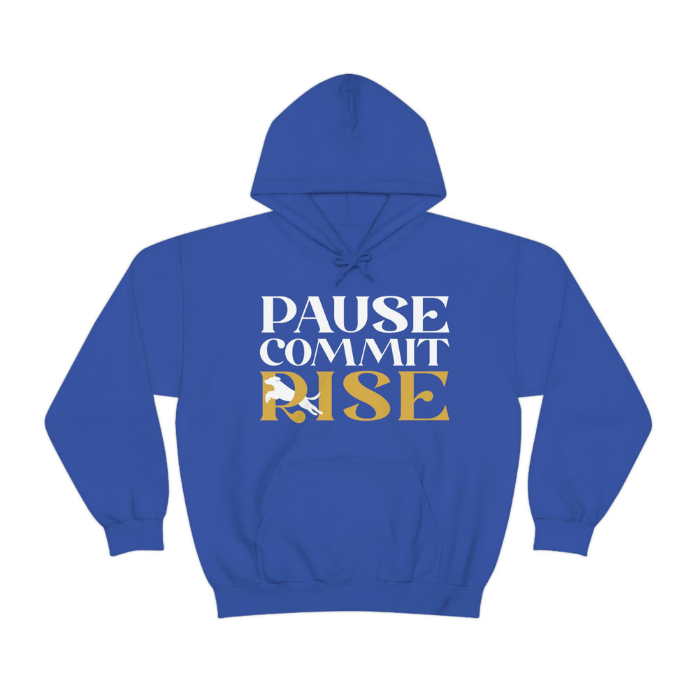
                      
                        Pause Commit Rise Official Advanced Performance Canine Unisex Heavy Blend™ Hooded Sweatshirt
                      
                    