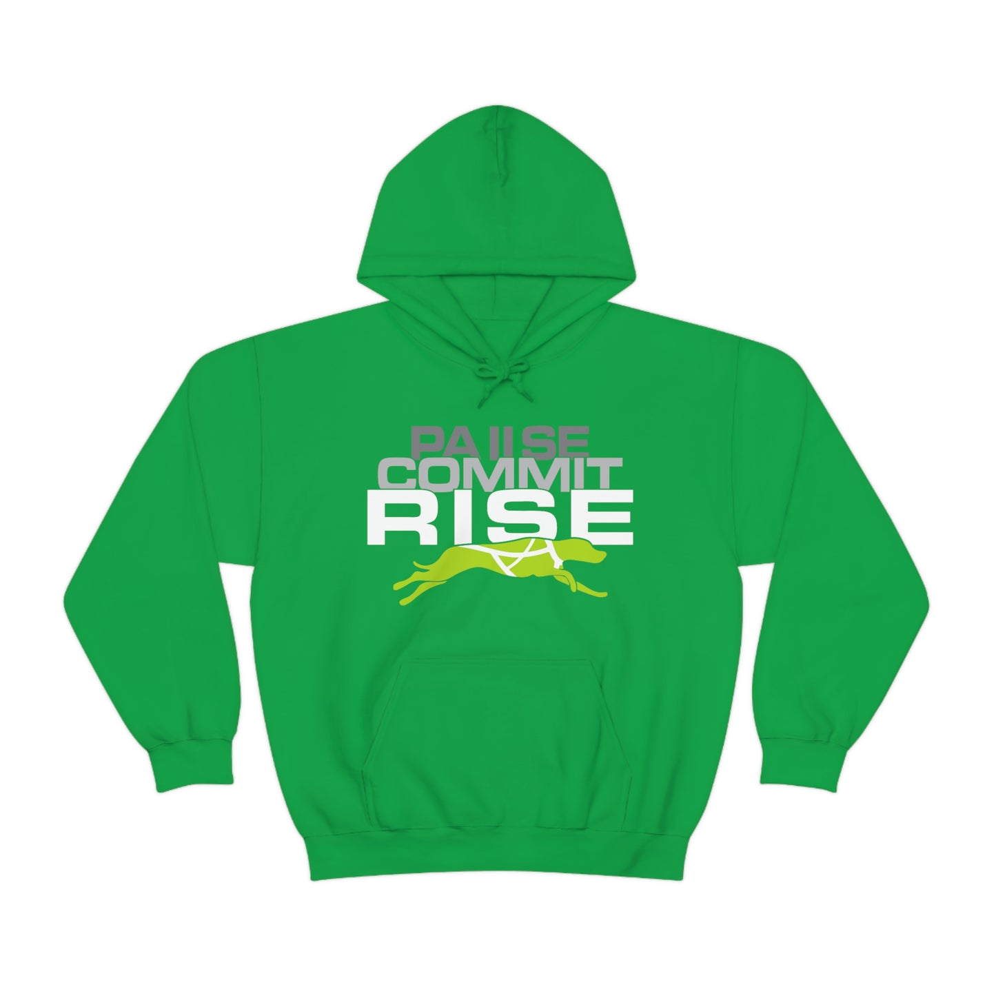 Pause Commit Rise Official Advanced Performance Canine Unisex Heavy Blend™ Hooded Sweatshirt