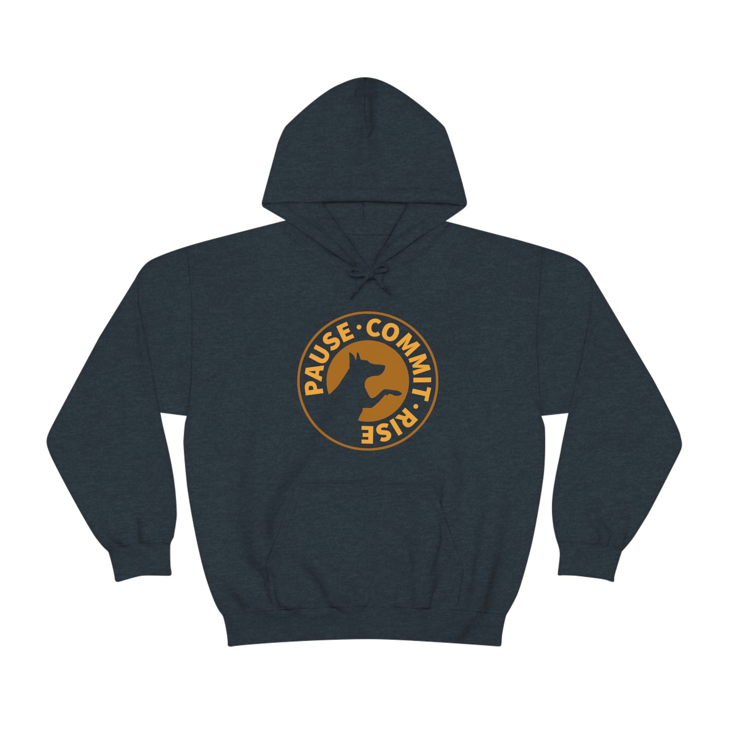 Pause Commit Rise Official Advanced Performance Unisex Heavy Blend™ Hooded Sweatshirt