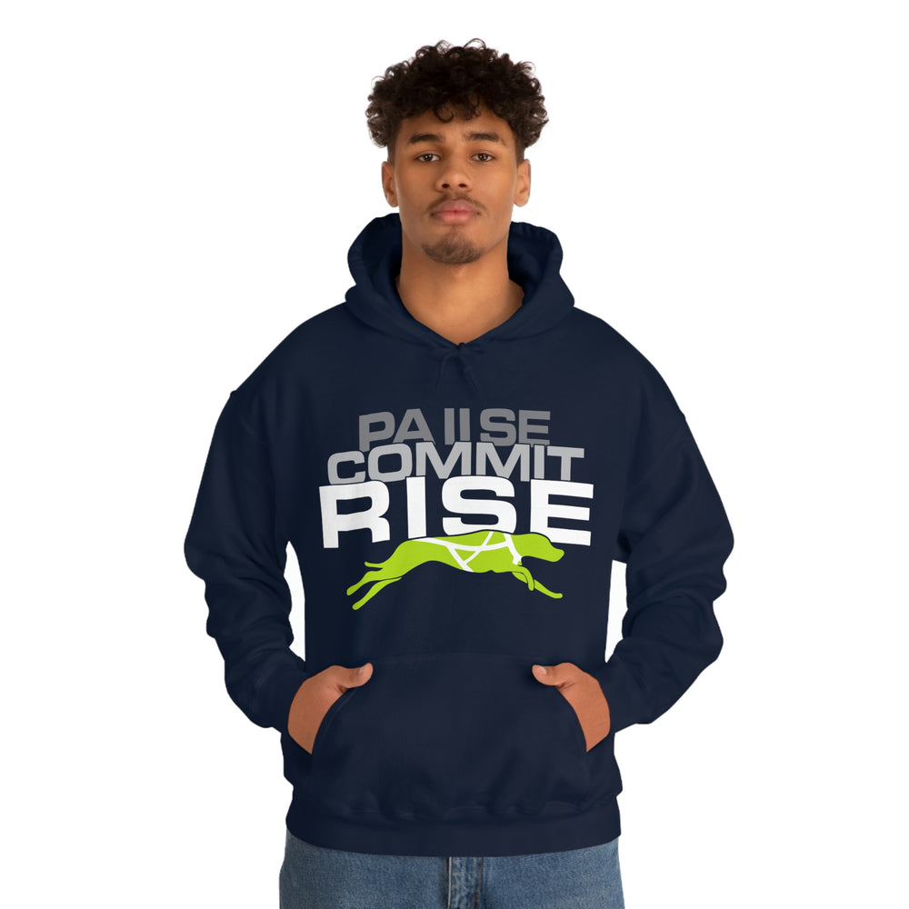 
                      
                        Pause Commit Rise Official Advanced Performance Canine Unisex Heavy Blend™ Hooded Sweatshirt
                      
                    