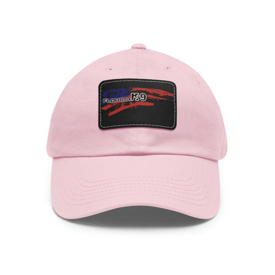 Multi Color Hat with Leather Patch (Rectangle)