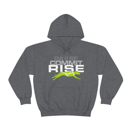 Pause Commit Rise Official Advanced Performance Canine Unisex Heavy Blend™ Hooded Sweatshirt