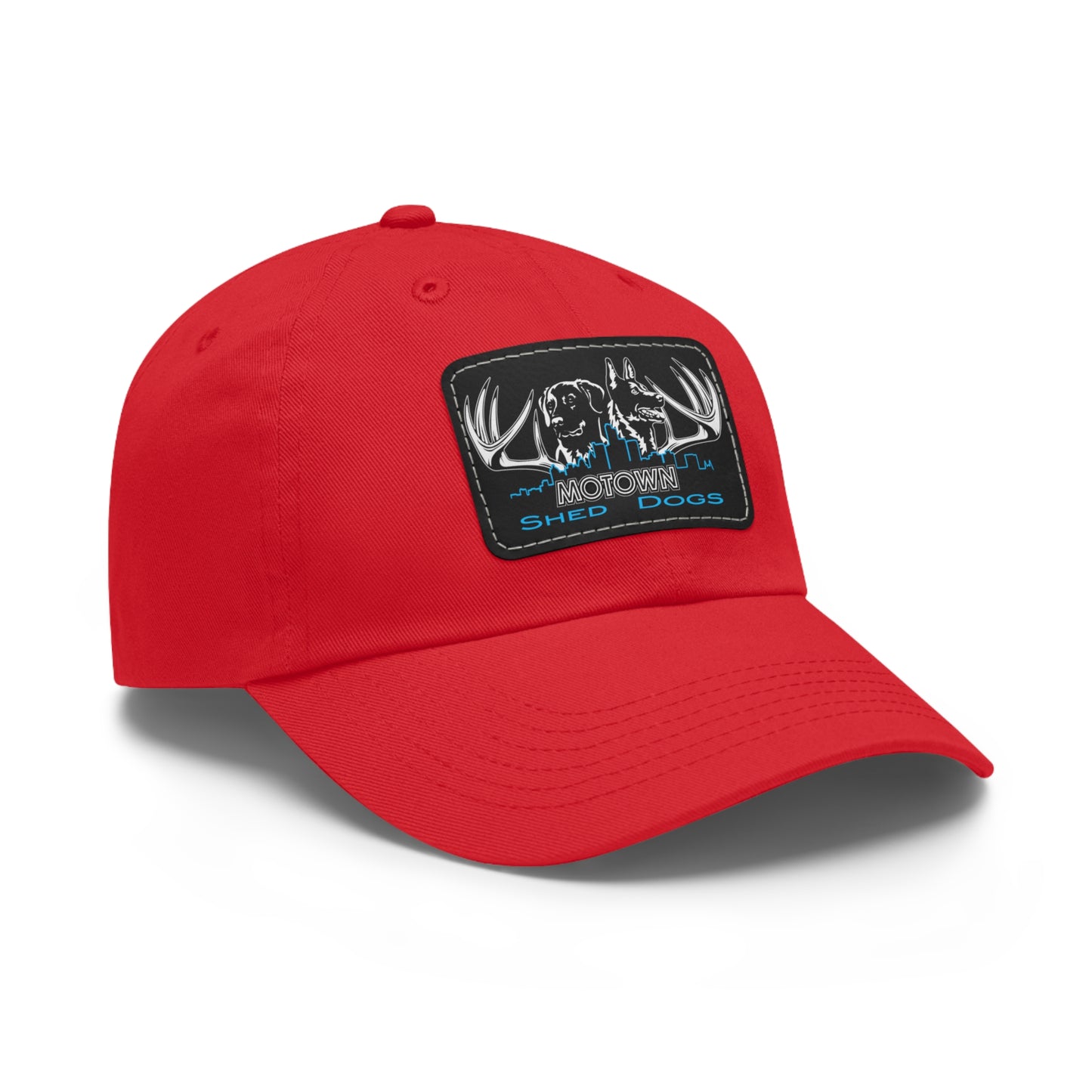 MoTown Multi Color hat with Leather Patch (Rectangle)